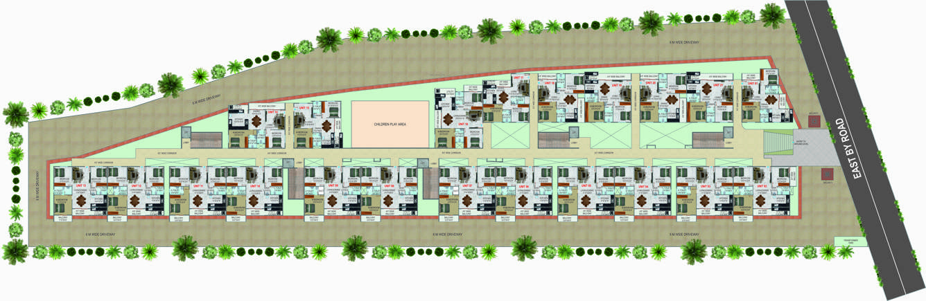  pursuit of happiness Pursuit Of Happiness Cluster Plan for Typical Floor