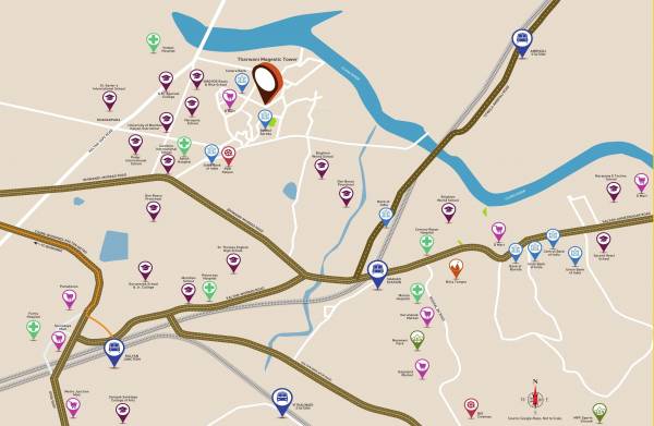  majestic-towers-phase-i Location Plan