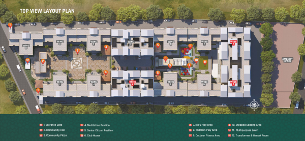  mannat-towers Layout Plan