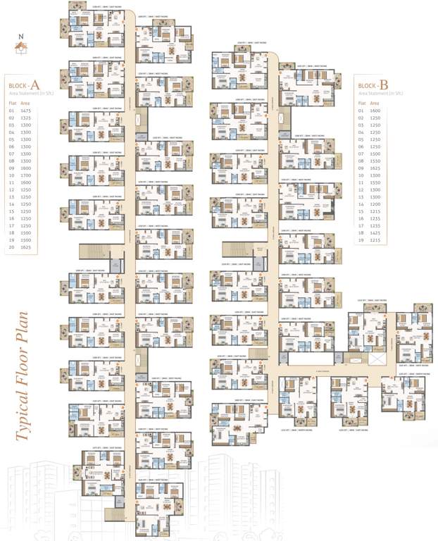  nayans nature springs Block A Cluster Plan