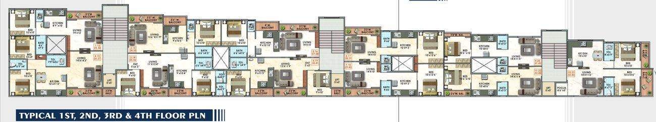 Vikas Gemini Heights III Apartment