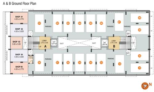  shriram-residency Shriram Residency Cluster Plan for ground Floor