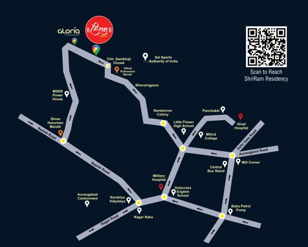  shriram-residency Location Plan