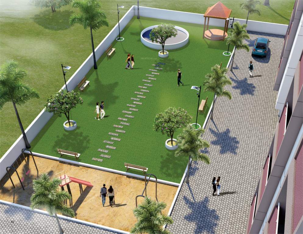  shriram residency Landscape Garden and Tree Planting