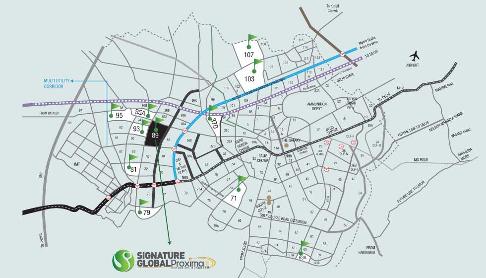  global proxima ii Location Plan