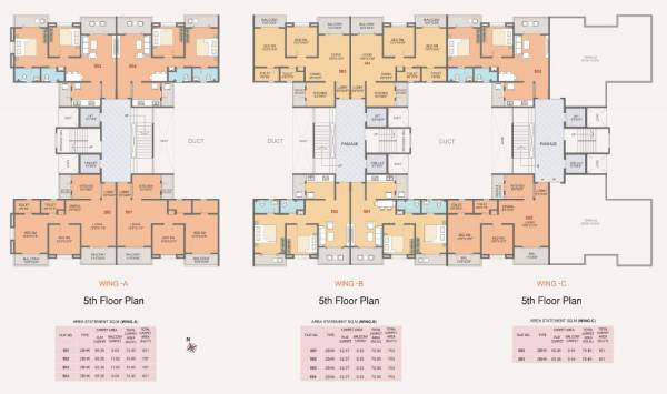  pink-city Wing A Cluster Plan