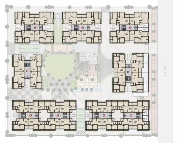  pramukh-horizon-2 BLOCK A Cluster Plan