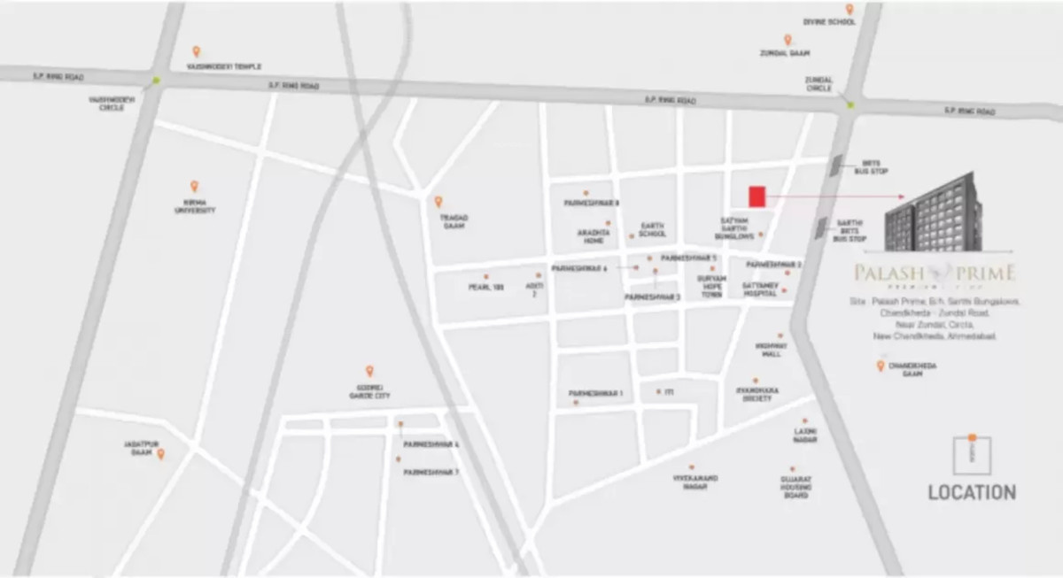  palash prime Location Plan