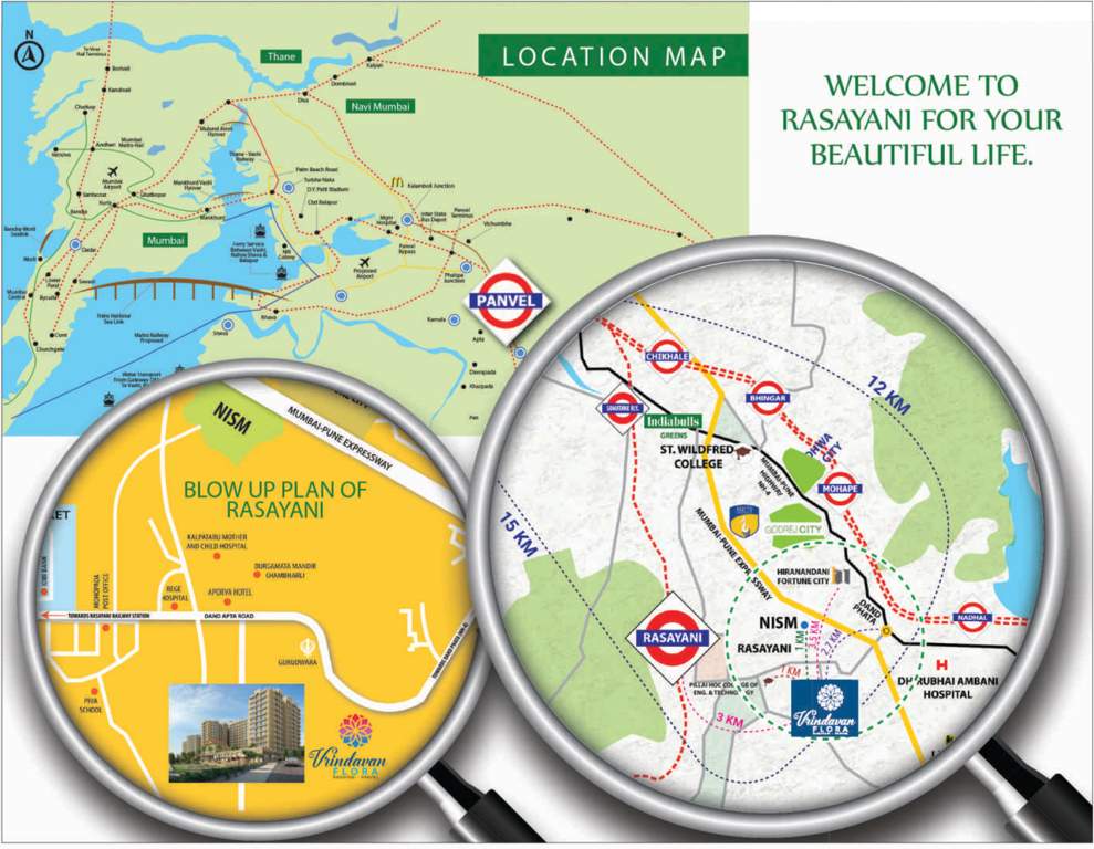  vrindavan flora Location Plan