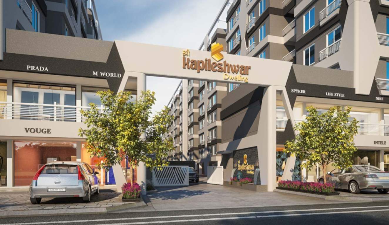  shree kapileshwar dwelling Entrance Gate Security Cabin