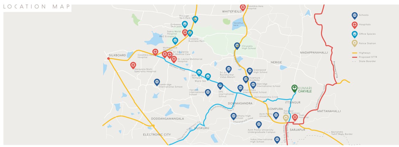  oak ville Location Plan