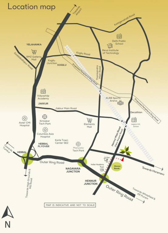 palm dew Location Plan
