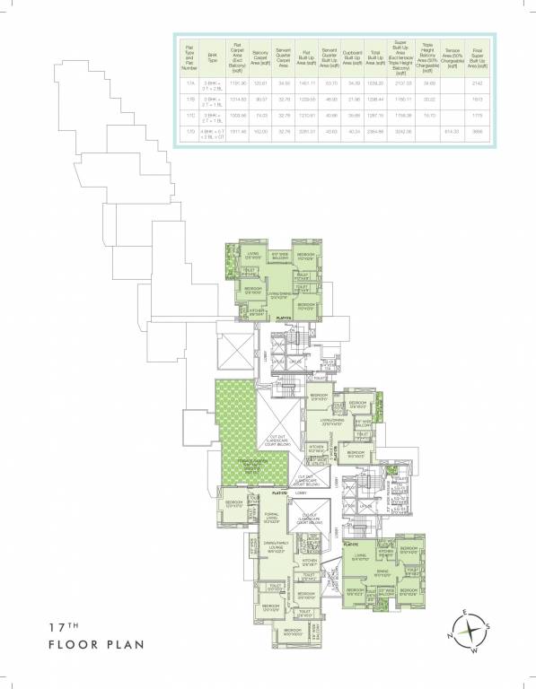  the sky lake Cluster Plan