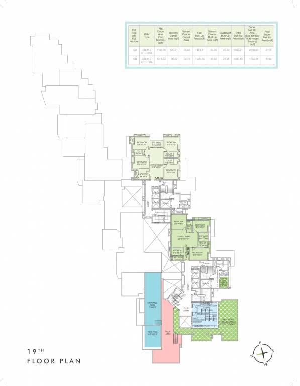  the sky lake Cluster Plan