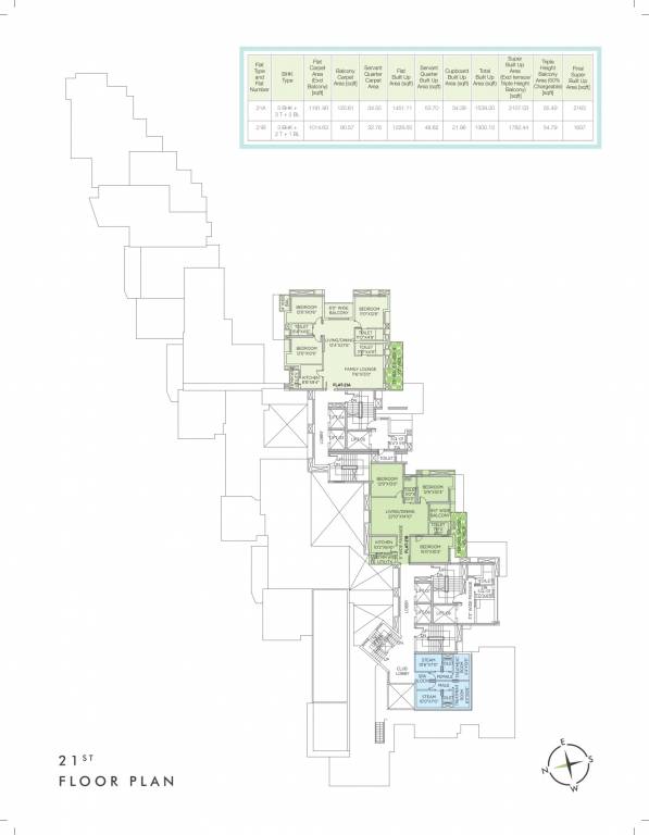  the sky lake Cluster Plan