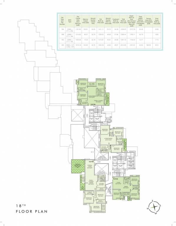  the sky lake Cluster Plan