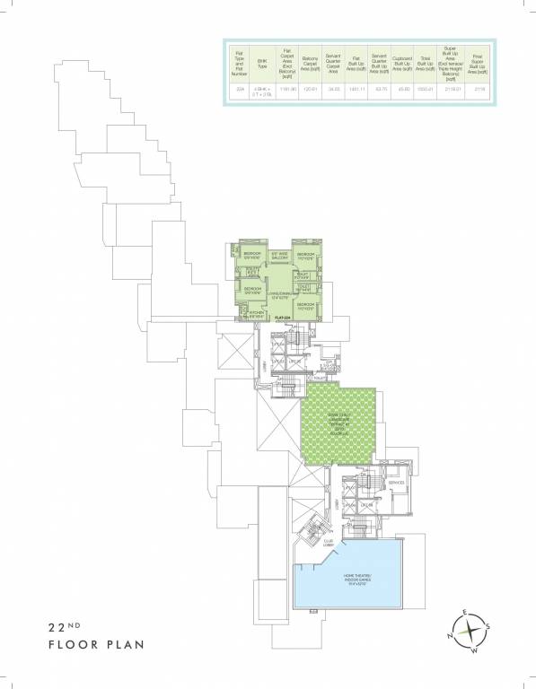  the sky lake Cluster Plan