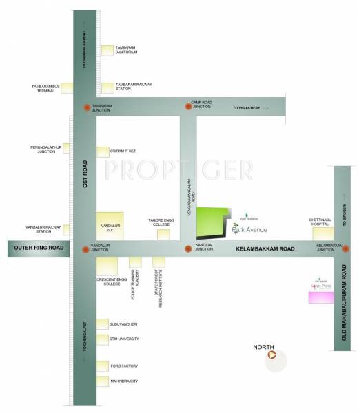 Images for Location Plan of Vijay Shanthi Park Avenue