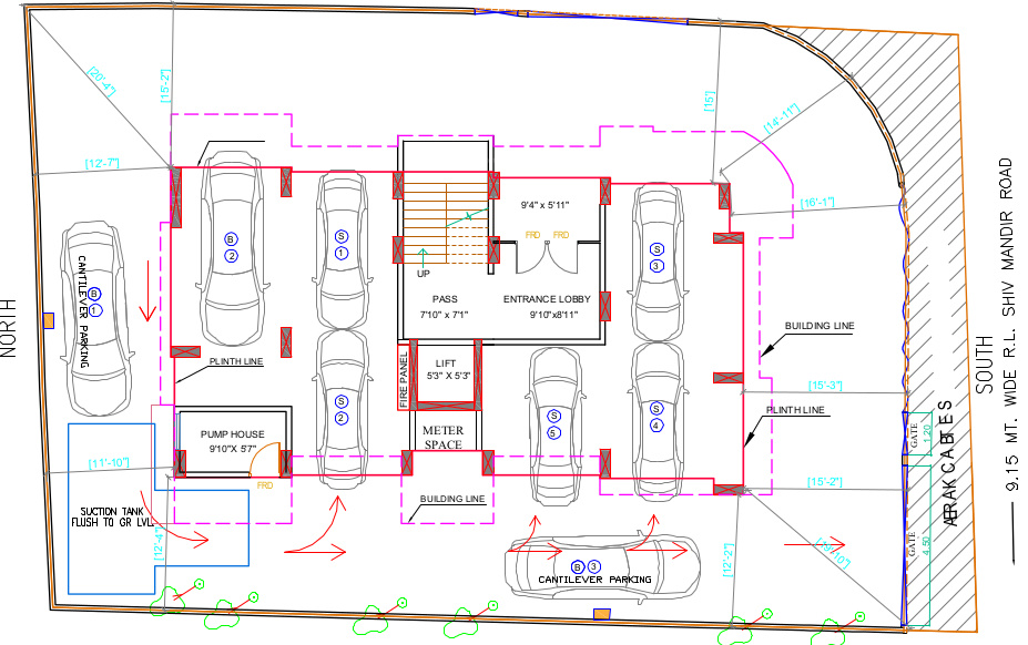  pride Stilt Floor Cluster Plan