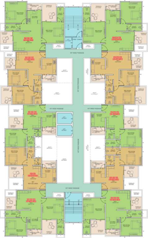  yuva building d Cluster Plan