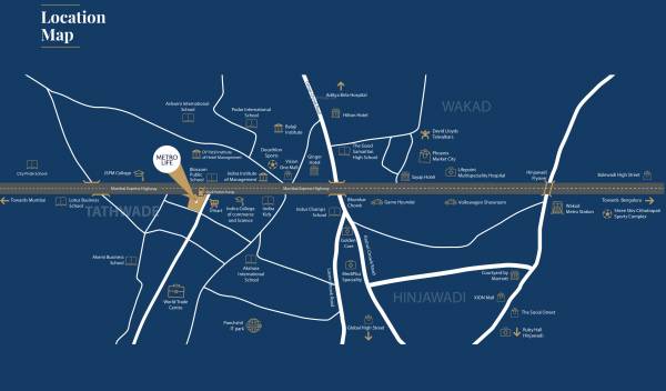 Location Plan metro-life-maxima-residences-phase-ii Location Plan