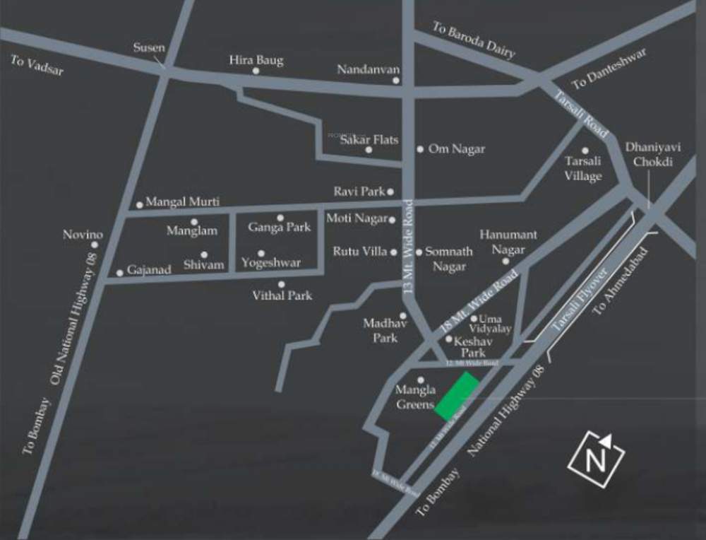  shree siddheshwar habitat Location Plan