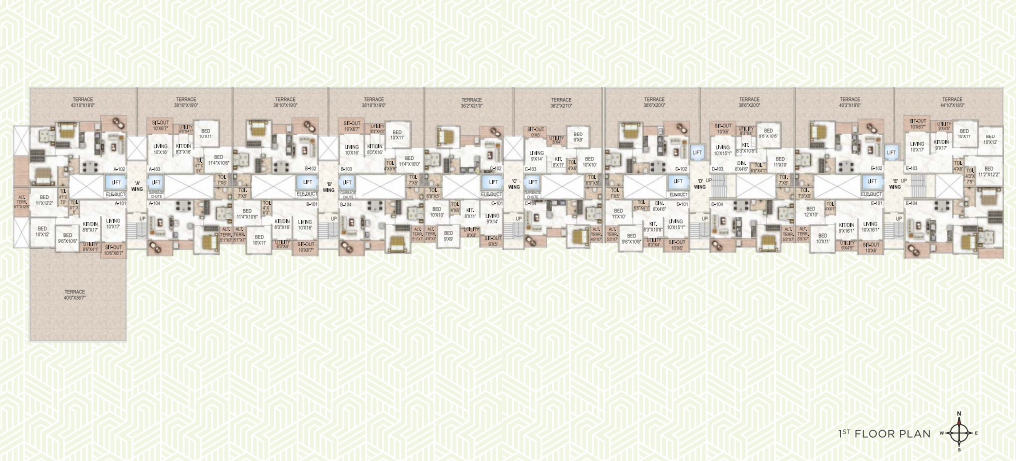  anandvan housing complex Wing A Cluster Plan