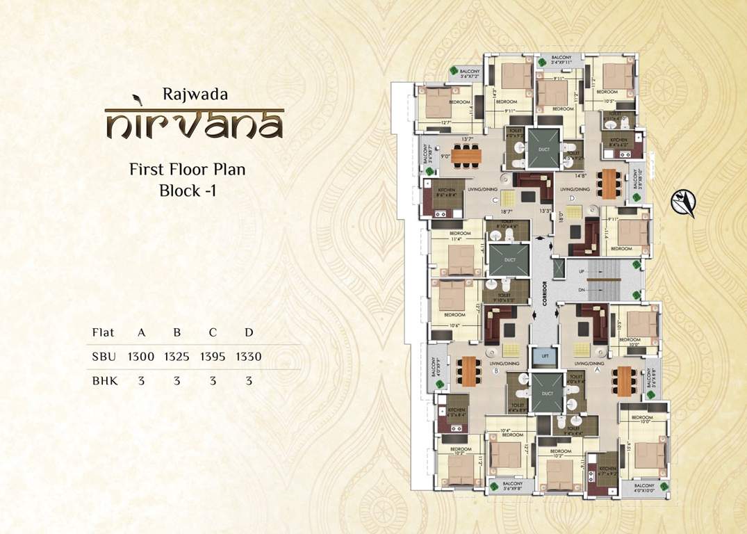  nirvana block i Cluster Plan
