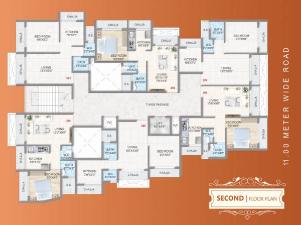  s-m-royal-avenue Cluster Plan for 2nd Floor