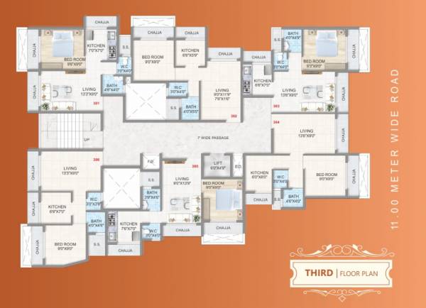  s-m-royal-avenue Cluster Plan for 3rd Floor