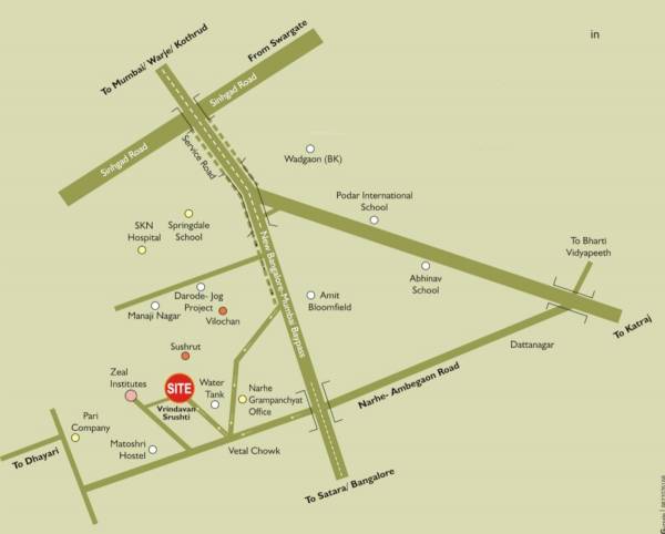  sumeru-vrindavan-srushti Location Plan