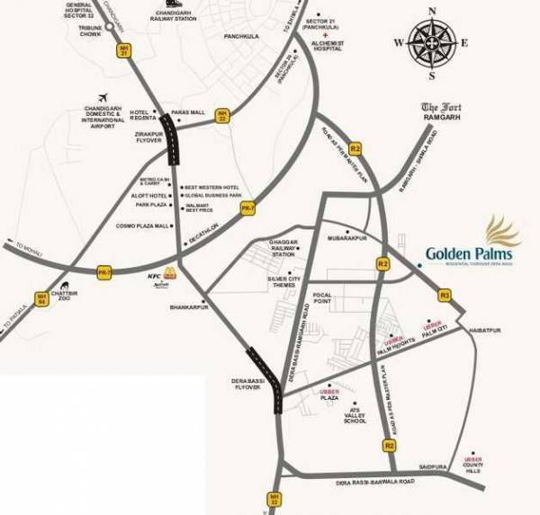 Location Plan golden-palms-villa Location Plan