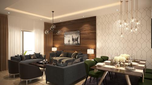 Living Area golden-palms-villa Living Area