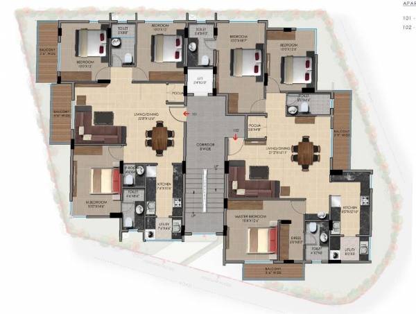  55-mountain-street Cluster Plan