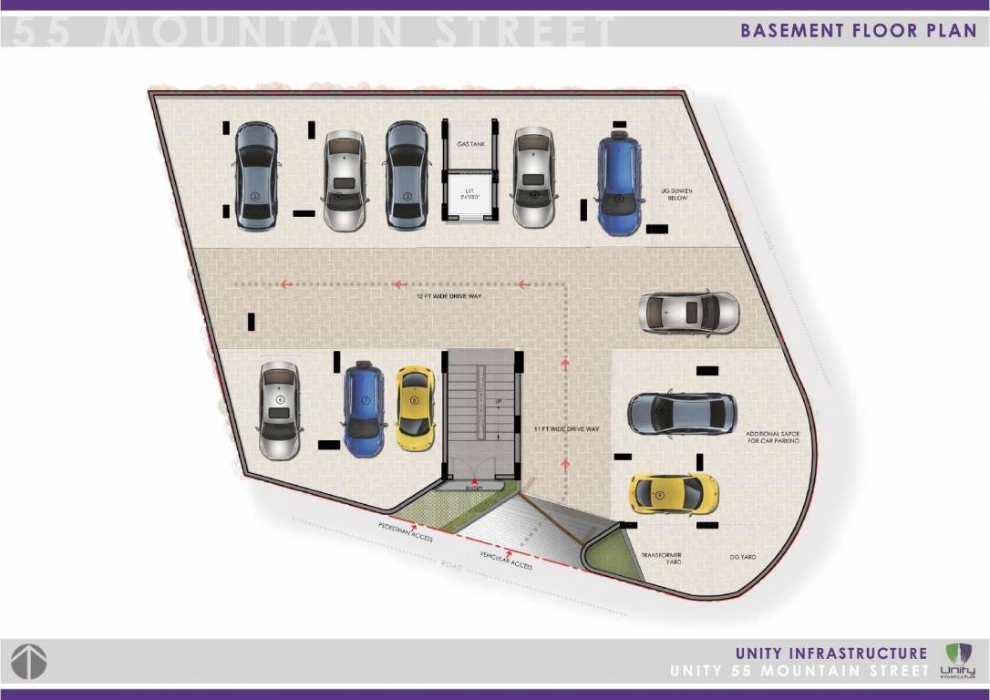  55 mountain street Cluster Plan