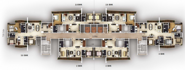  gateway-towers Cluster Plan