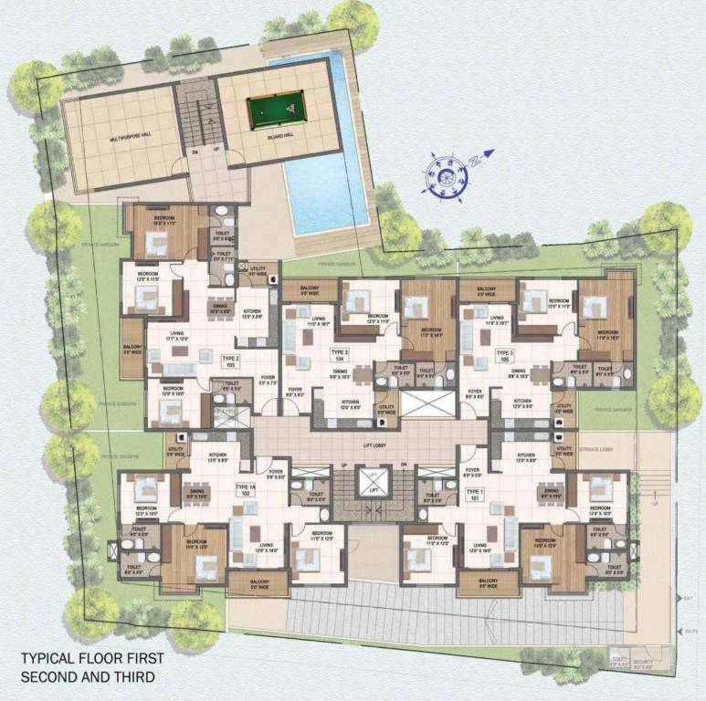  classe i Classe I Cluster Plan From 2nd To 3rd Floor