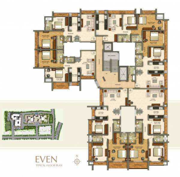  vasais-one Building 1 Cluster Plan