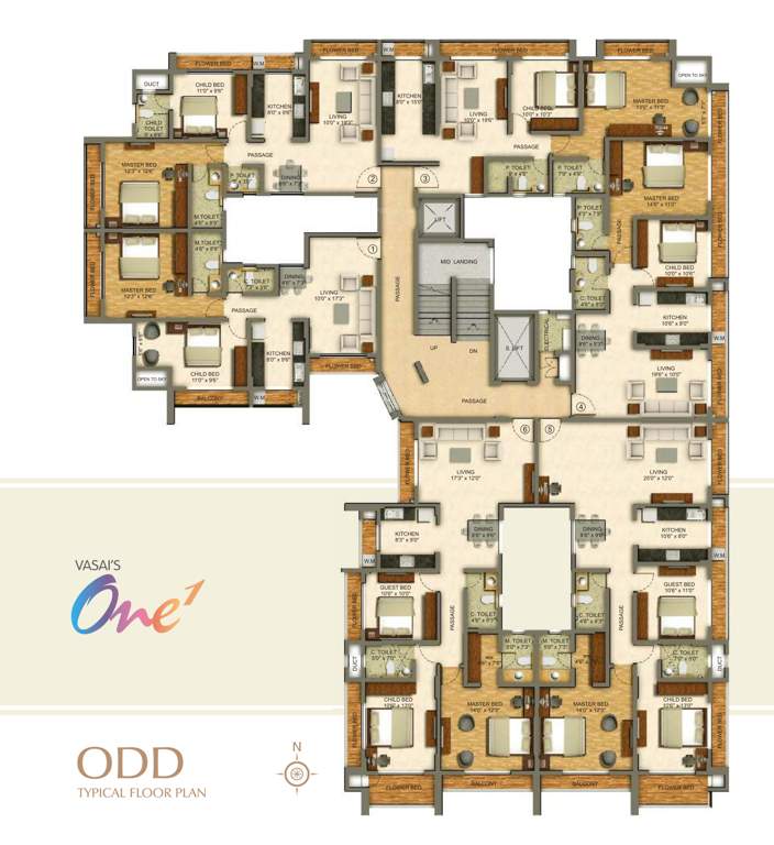  vasais one Building 2 Cluster Plan