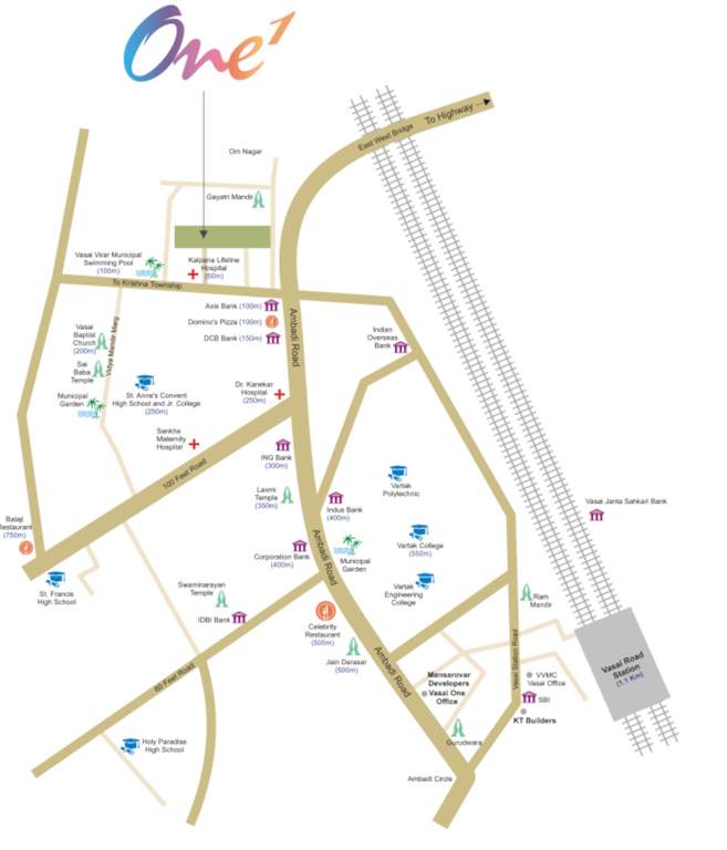  vasais one Location Plan