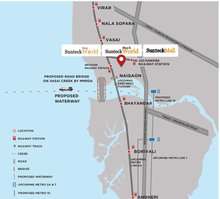  maxxworld 1 tivri naigaon east Location Plan