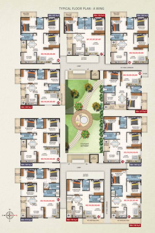  tranquil earth Cluster Plan