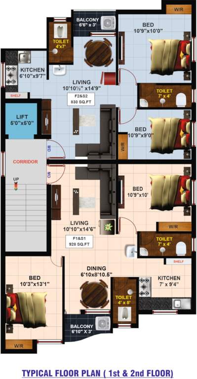  sai paradise Cluster Plan