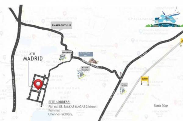  ath-madrid Location Plan