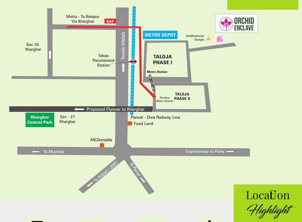  orchid enclave Location Plan