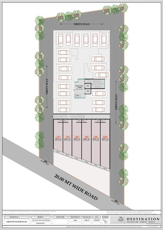  mapple one Cluster Plan for ground Floor
