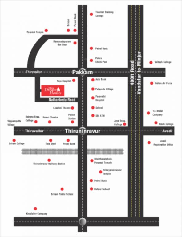  dream homes Location Plan