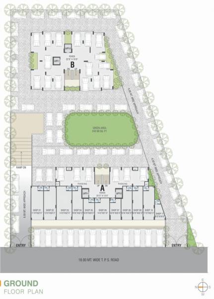  ganesh-royal Block A and B Cluster Plan for ground Floor