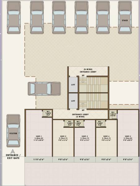  origin Cluster Plan for ground Floor