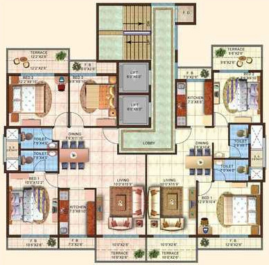  heights S M Heights Cluster Plan